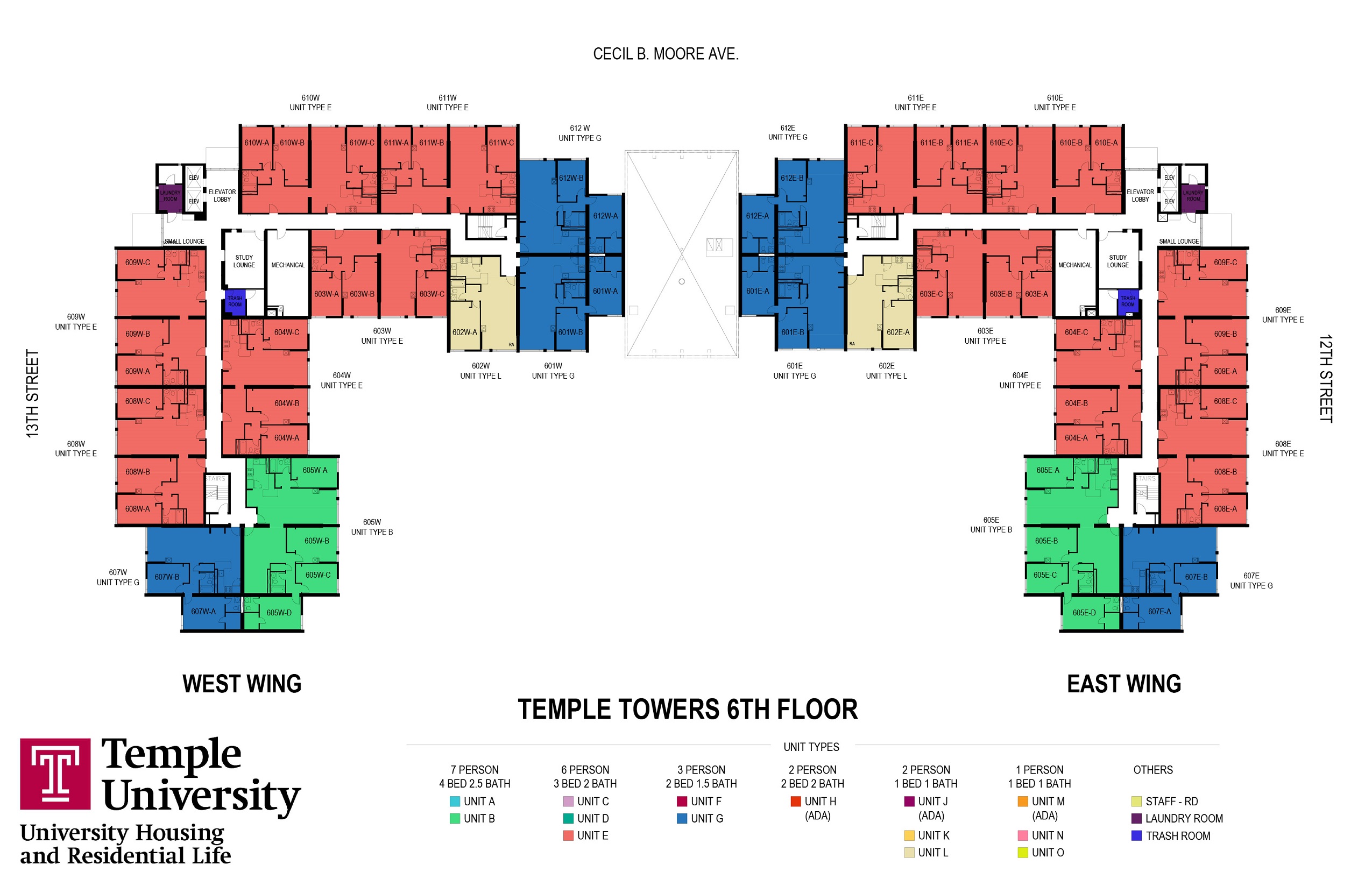 Academic Building: 6th Floor