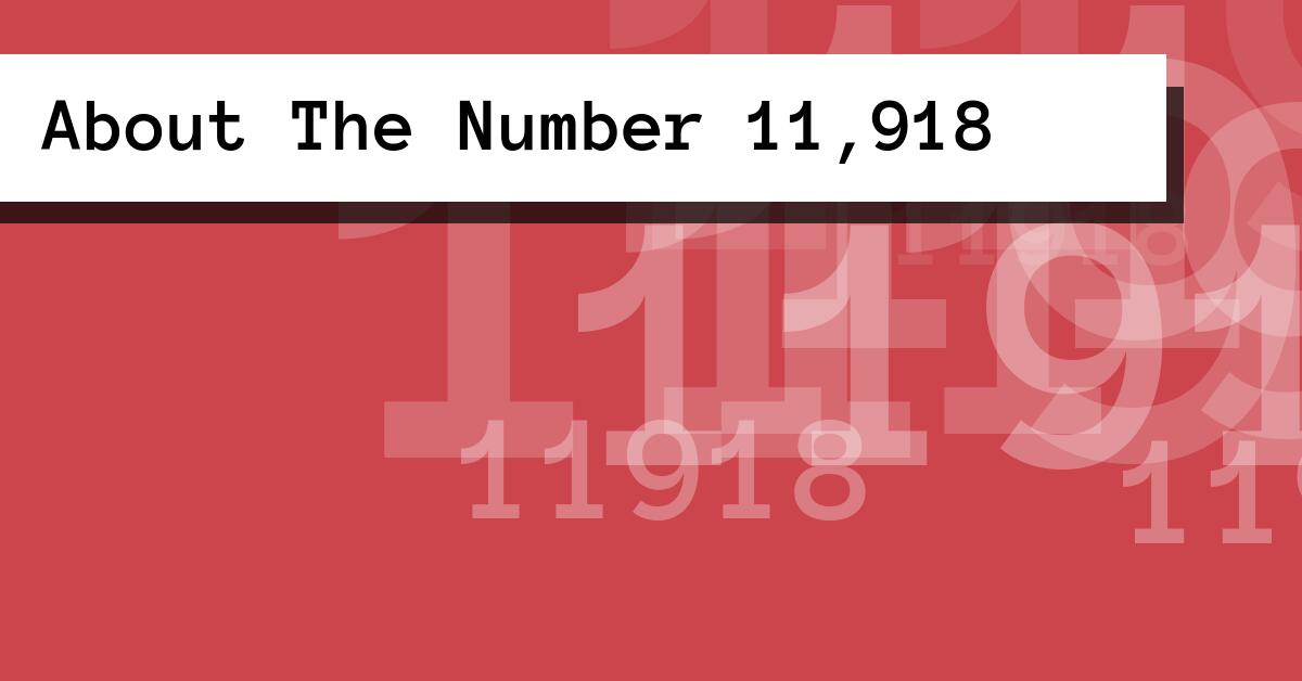 11918